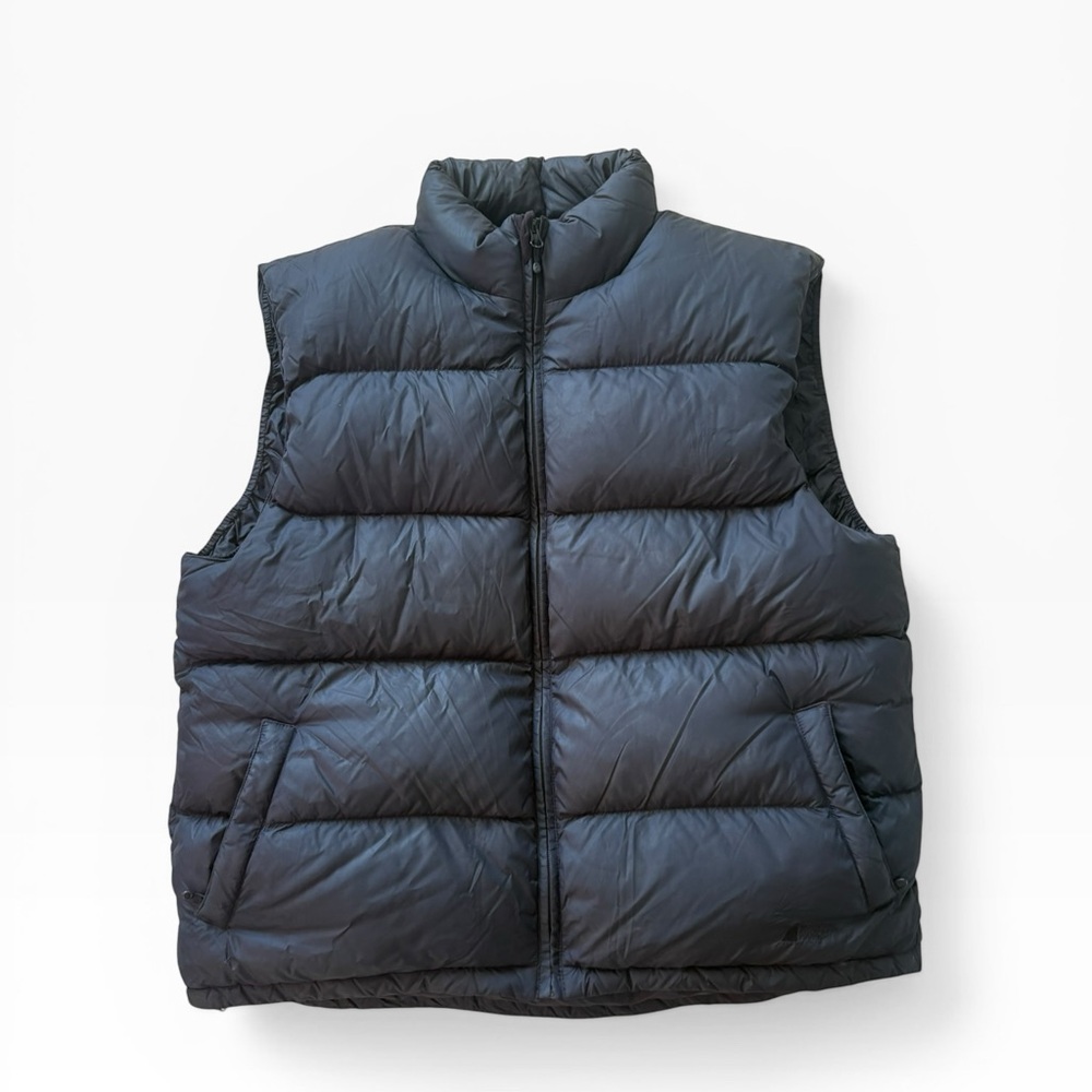 MEC Mountain Equipment Co-op Down Puffer Vest Black Outdoor Hiking Size XL